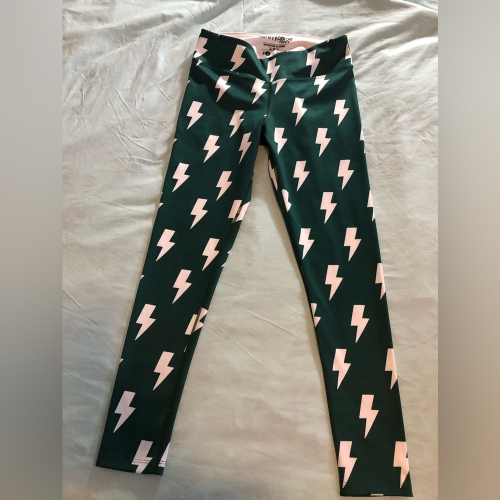 Corey Paige sz M lightning leggings